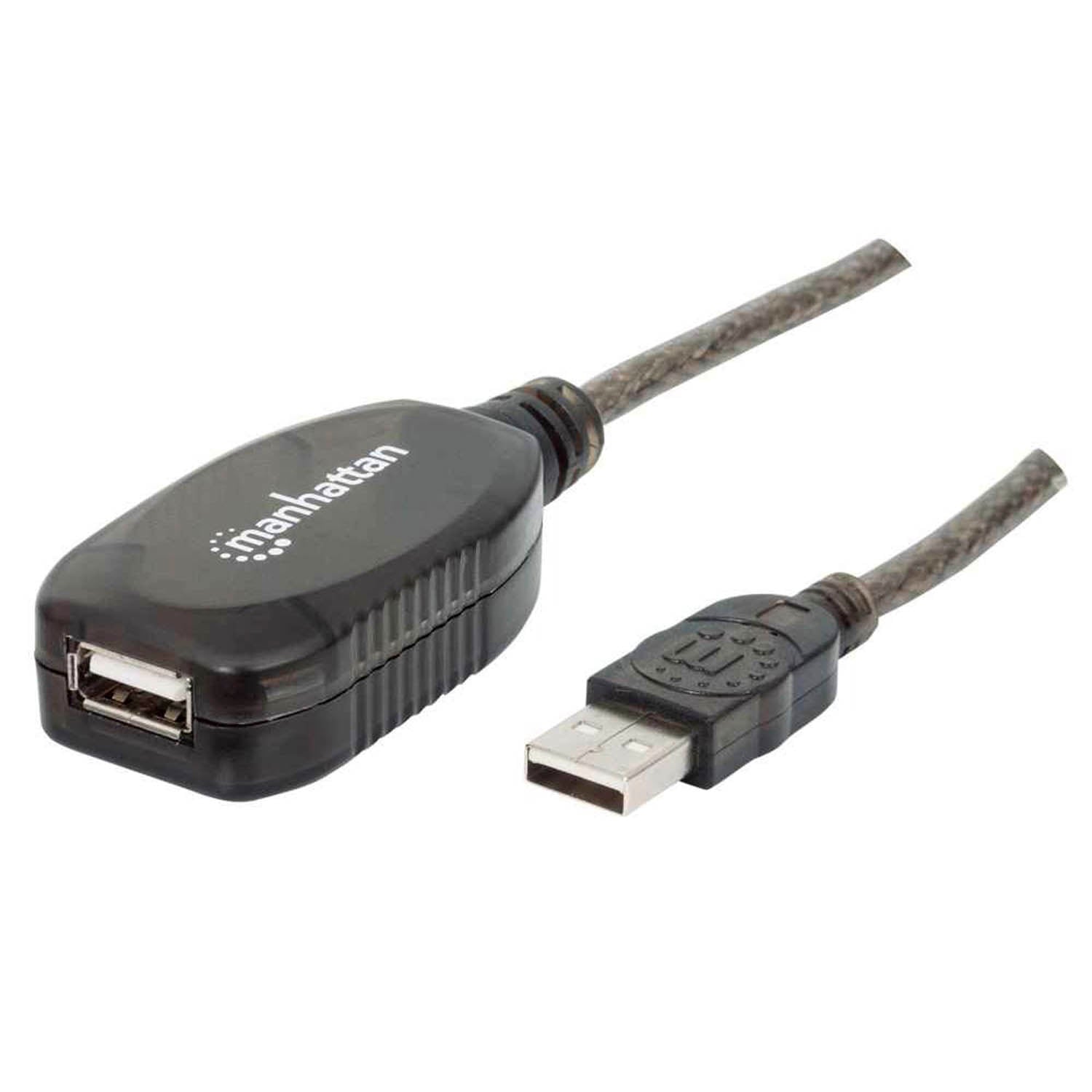 Extensión USB Activa de 10m High Speed Manhattan 151573
