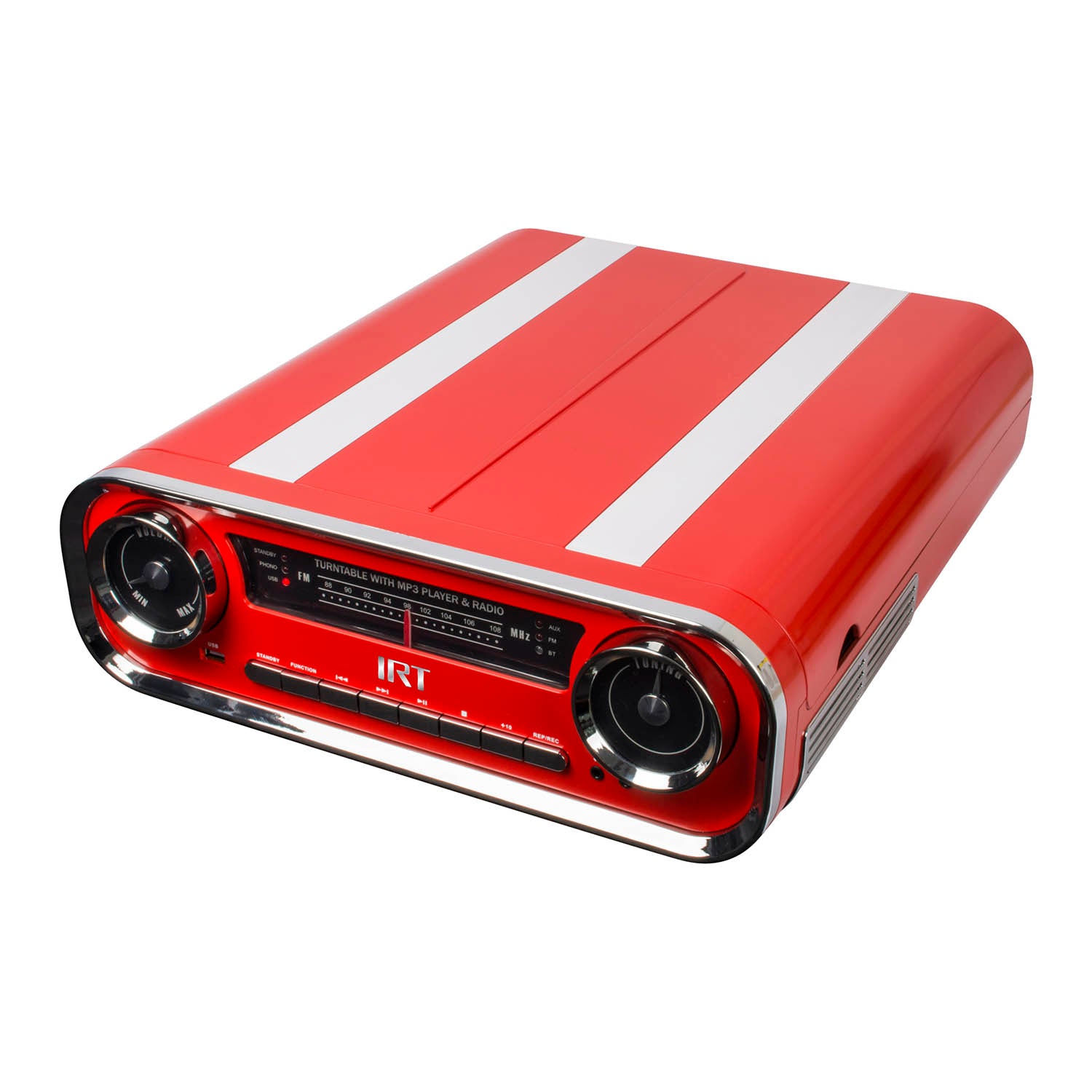 Toca Discos Tornamesa Irt Vintage Cadillac Am Fm Bt Usb
