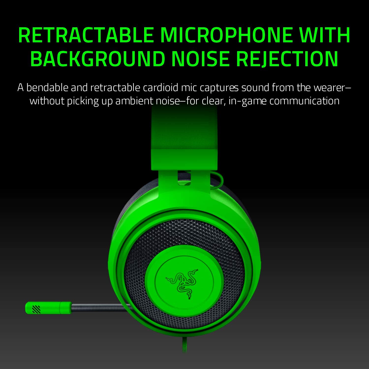 Audifonos Razer Gamer Kraken Green Tournament Edition Usb 7.1