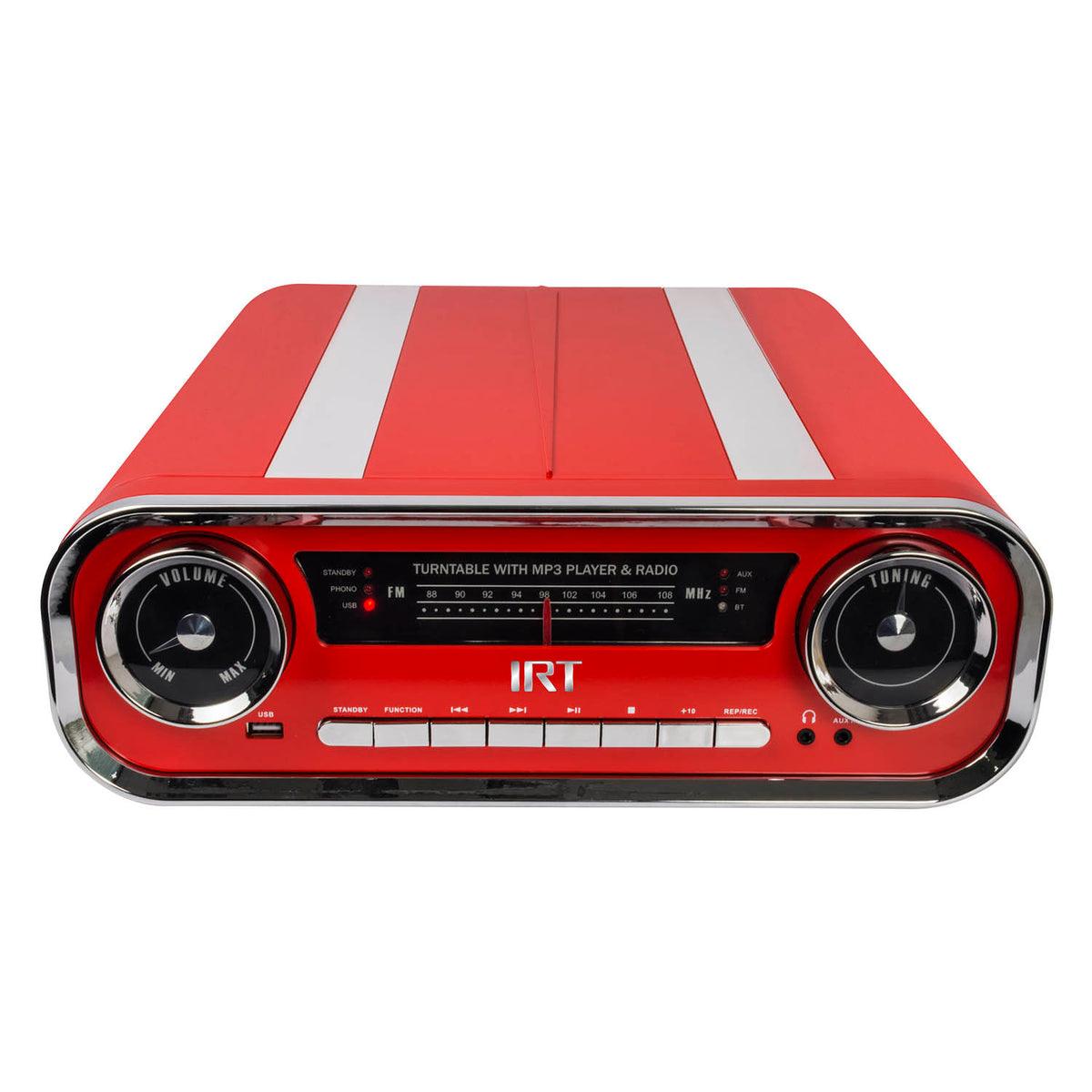 Toca Discos Tornamesa Irt Vintage Cadillac Am Fm Bt Usb