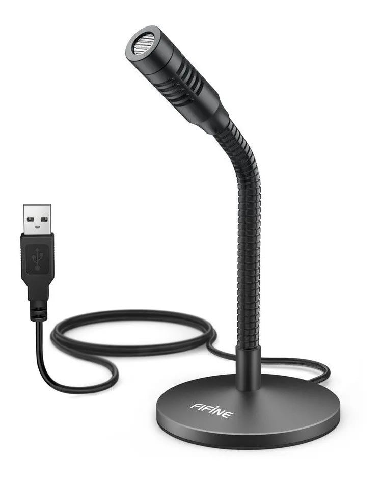 Microfono Usb Fifine K050B Flexible Condensador