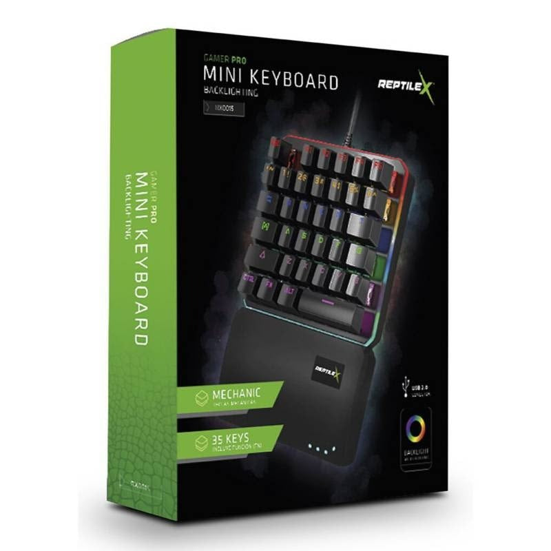 Teclado Gamer de una mano Mecanico RGB Backlighting Rx0015