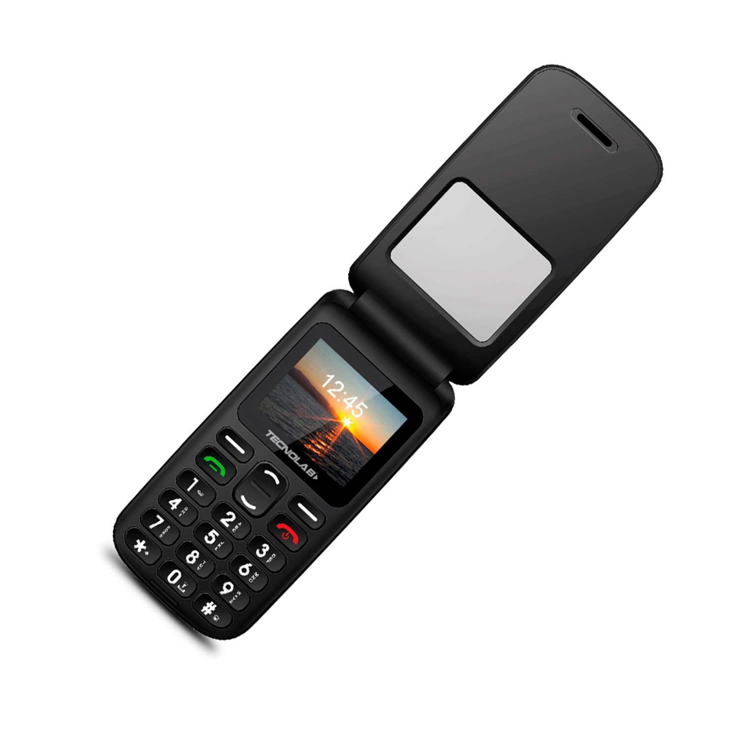 Celular Senior Para Adulto Mayor S.O.S Tecnolab 3G Tl038 Black
