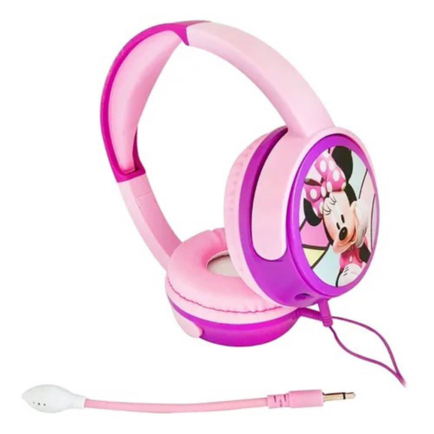 Audífonos Disney Minnie Kids de niñas Micrófono Desmontable