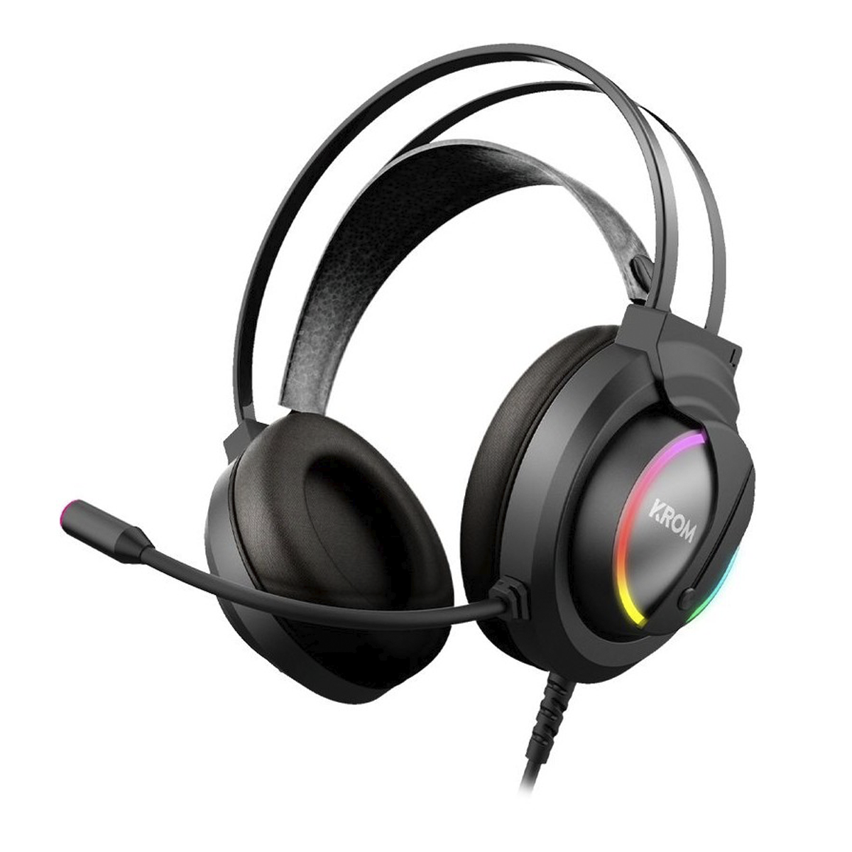 Audifonos Gamer Krom Kappa Rgb Dual Jack 3.5Mm