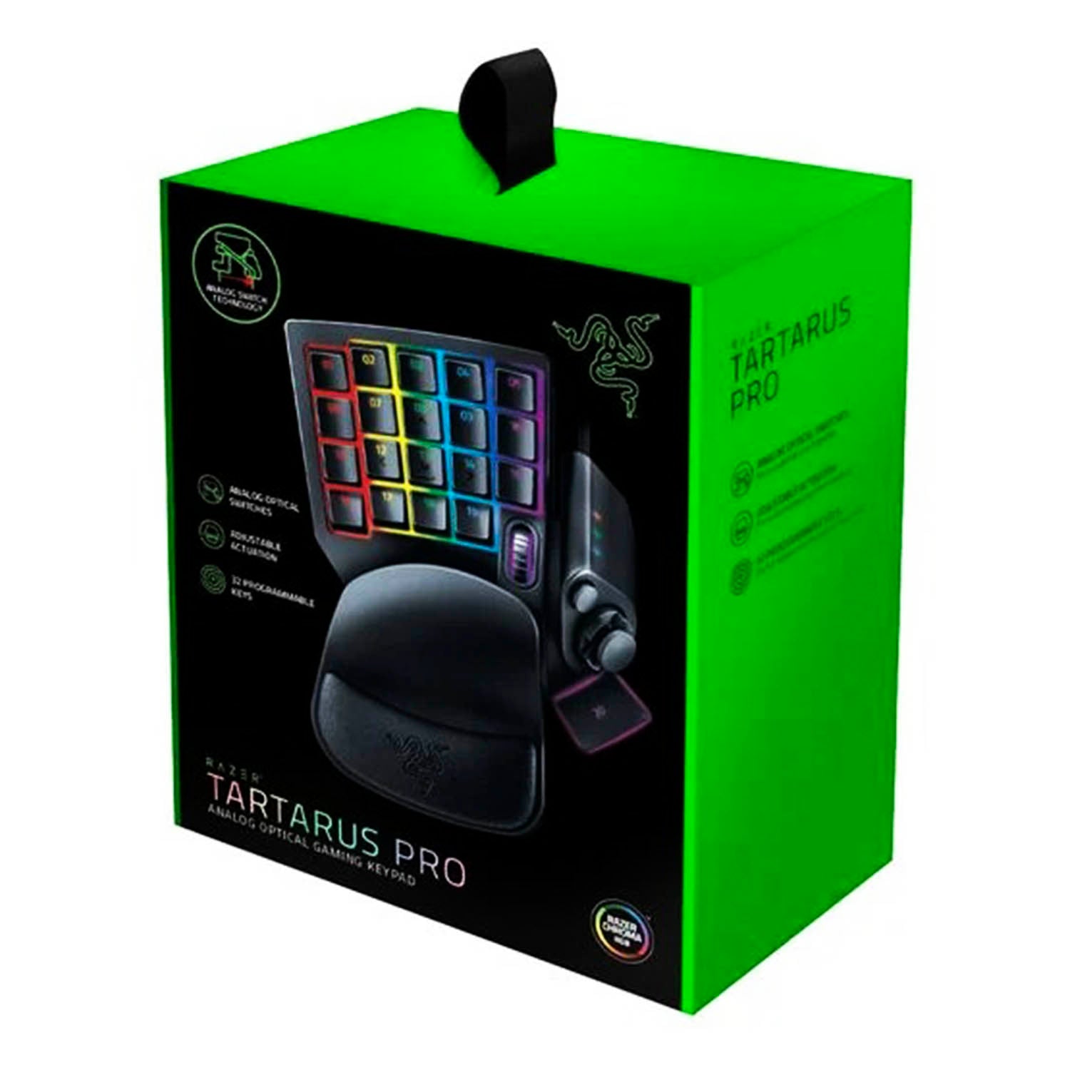 Teclado Razer de una mano Tartarus Pro V2 Analogo RGB