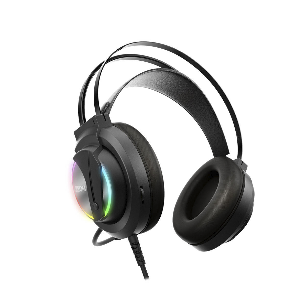 Audifonos Gamer Krom Kappa Rgb Dual Jack 3.5Mm