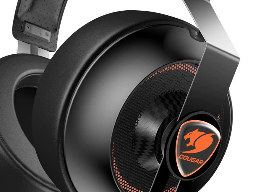 Audifonos Cougar Phontum Essential Black Multiplataformas