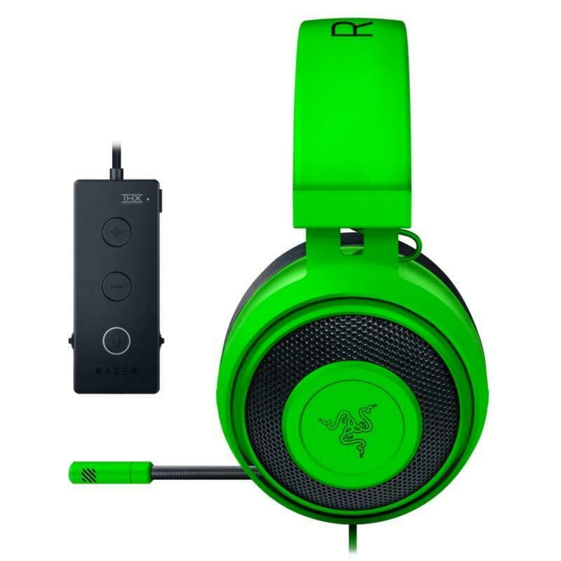 Audifonos Razer Gamer Kraken Green Tournament Edition Usb 7.1