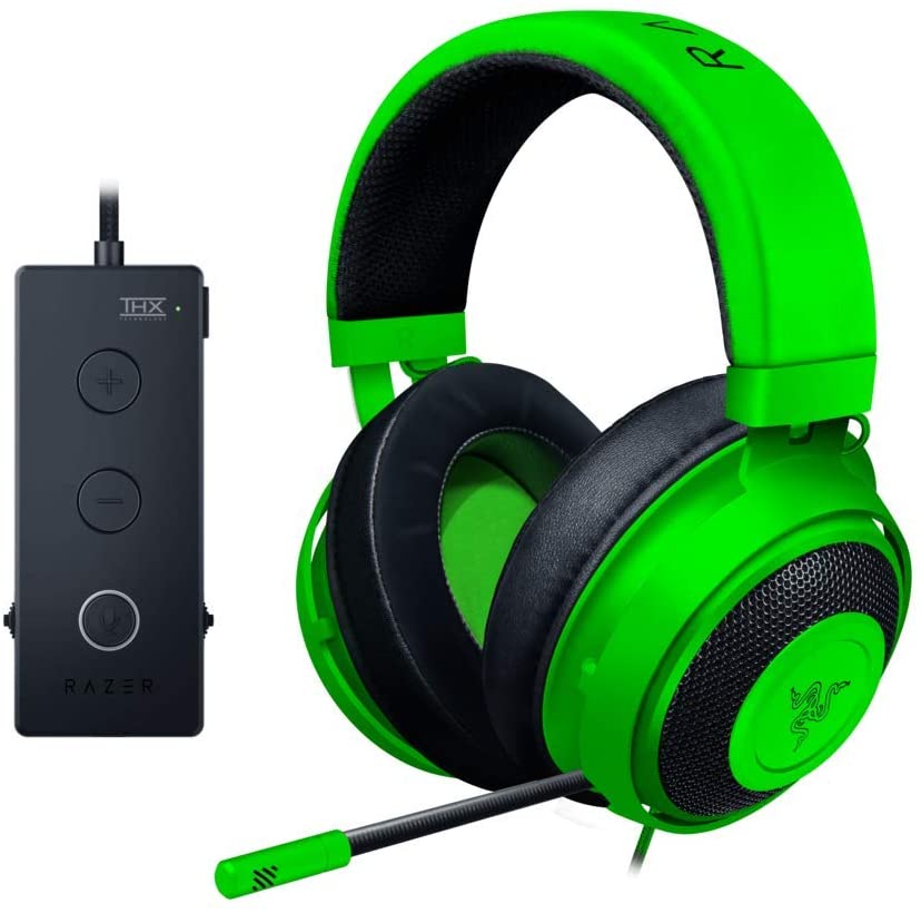 Audifonos Razer Gamer Kraken Green Tournament Edition Usb 7.1