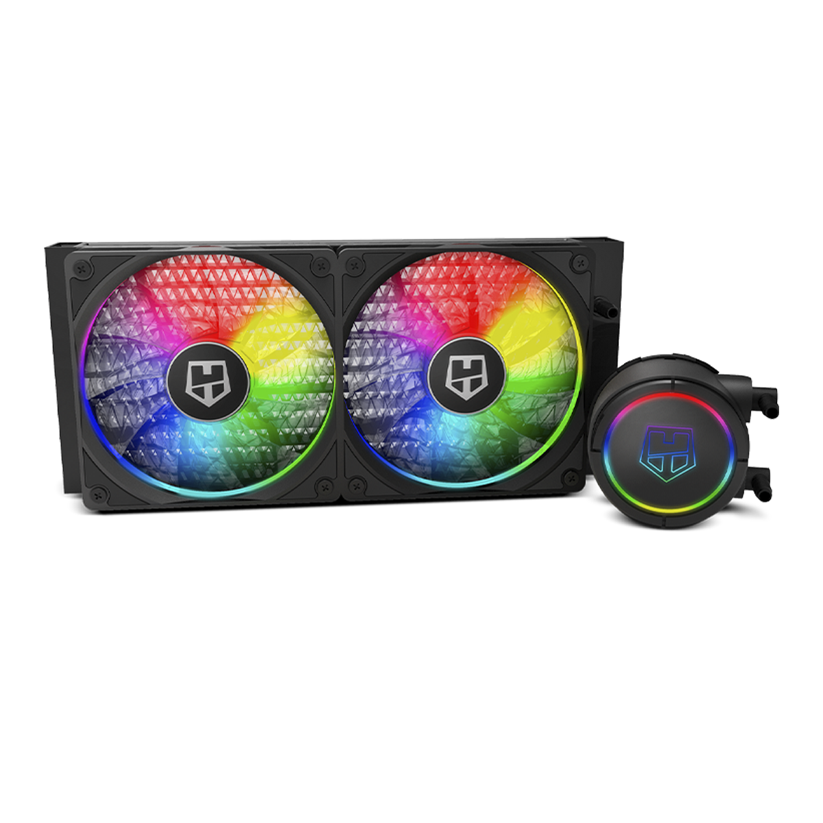 Water Cooling Hummer H-240 Full Color Argb Intel - Amd