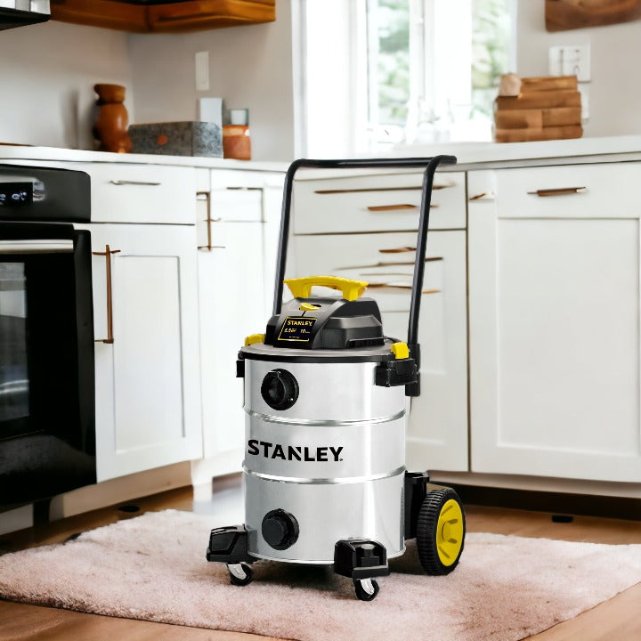 Aspiradora Stanley 30Litros Profesional Inox 1200W 5.5A