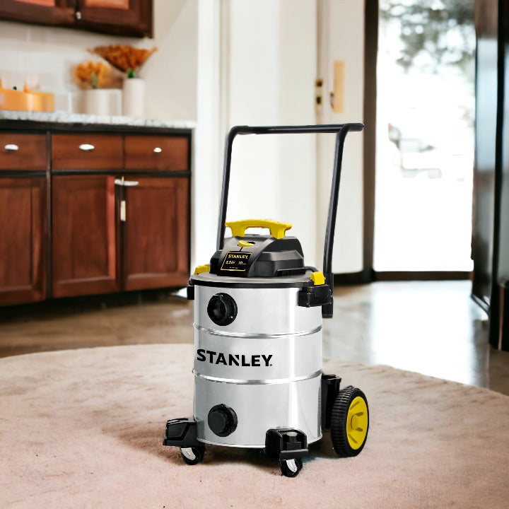 Aspiradora Stanley 30Litros Profesional Inox 1200W 5.5A