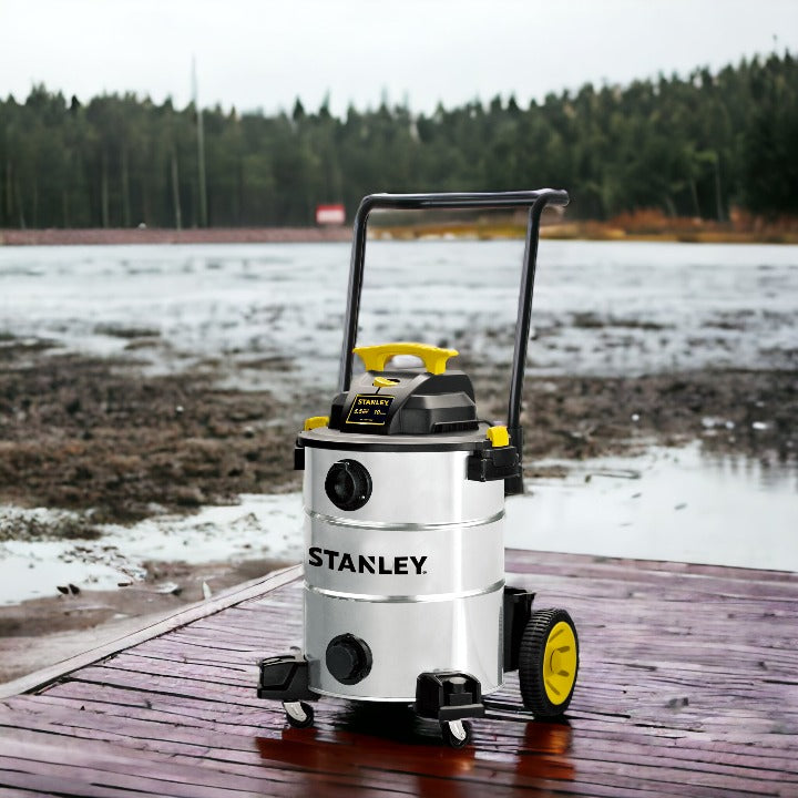 Aspiradora Stanley 30Litros Profesional Inox 1200W 5.5A