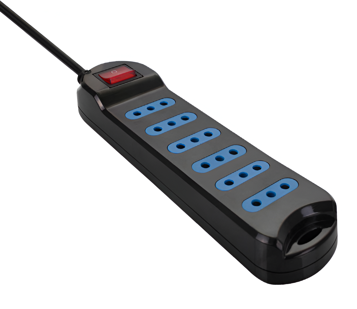 Alargador Zapatilla de 5MT 6 salidas con corta corriente SEC