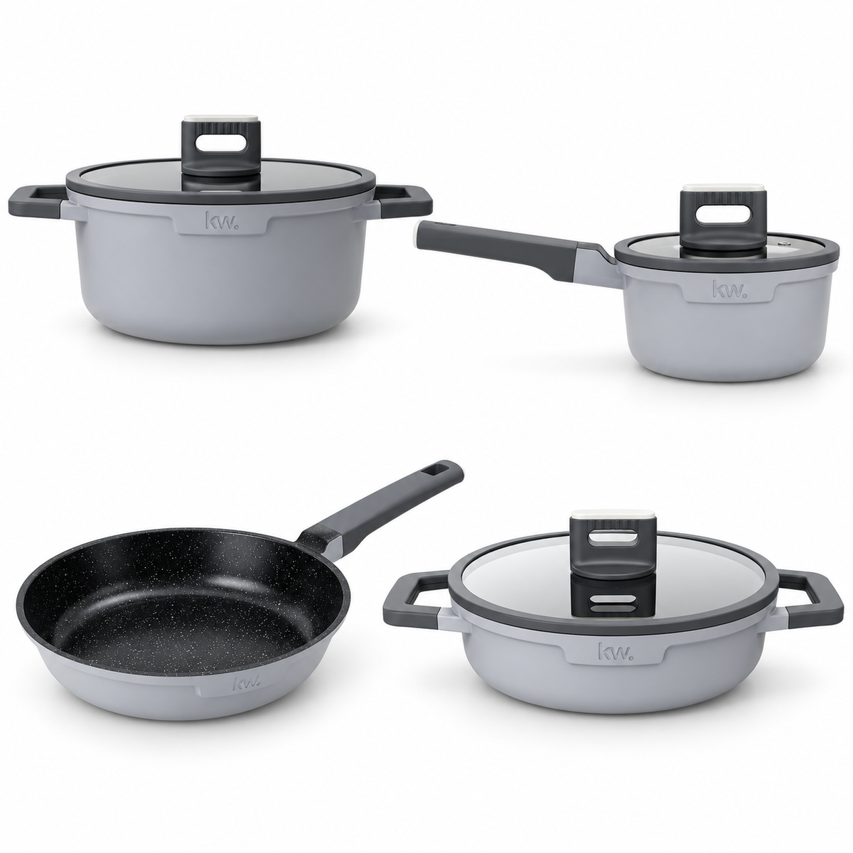 Pack Batería de Cocina Profesional KW Forged Aluminum / Ceramic