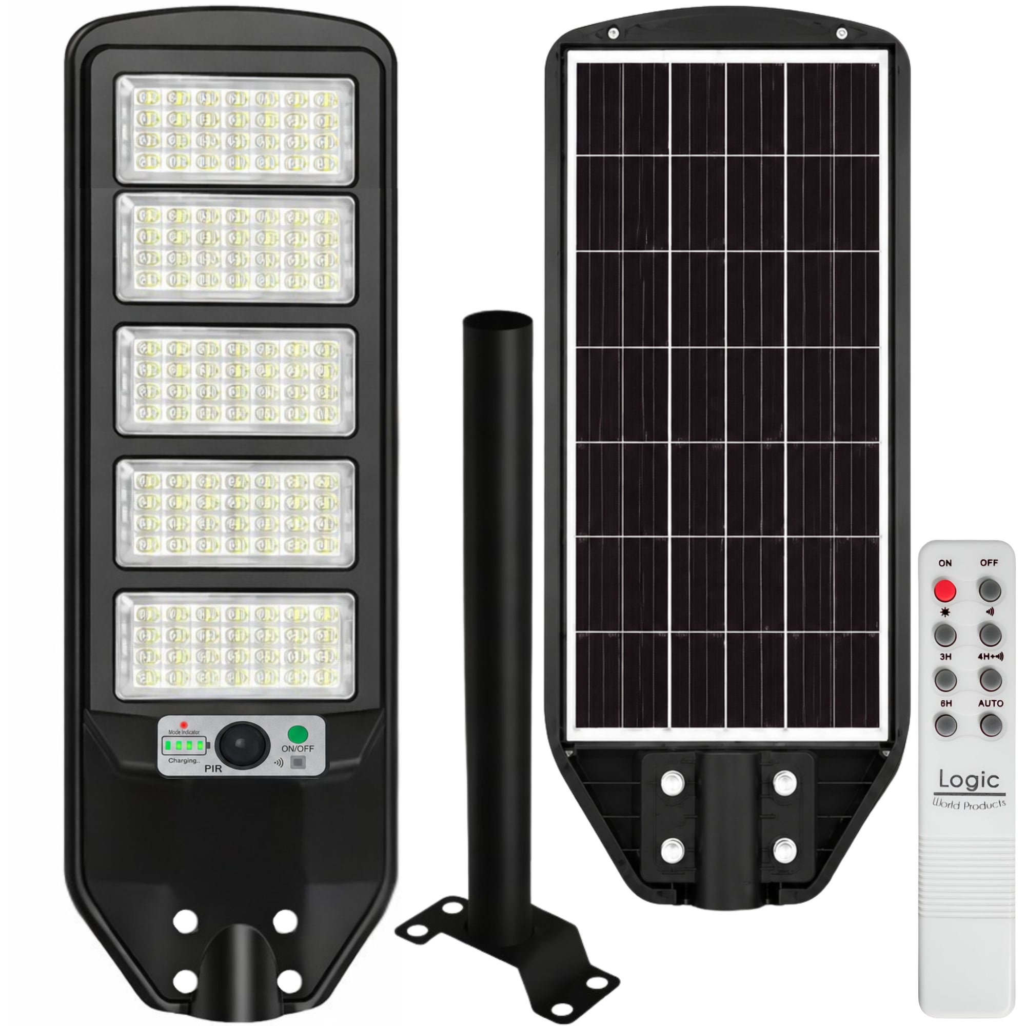 Luminaria Solar Publica con Soporte High Light LED 250W