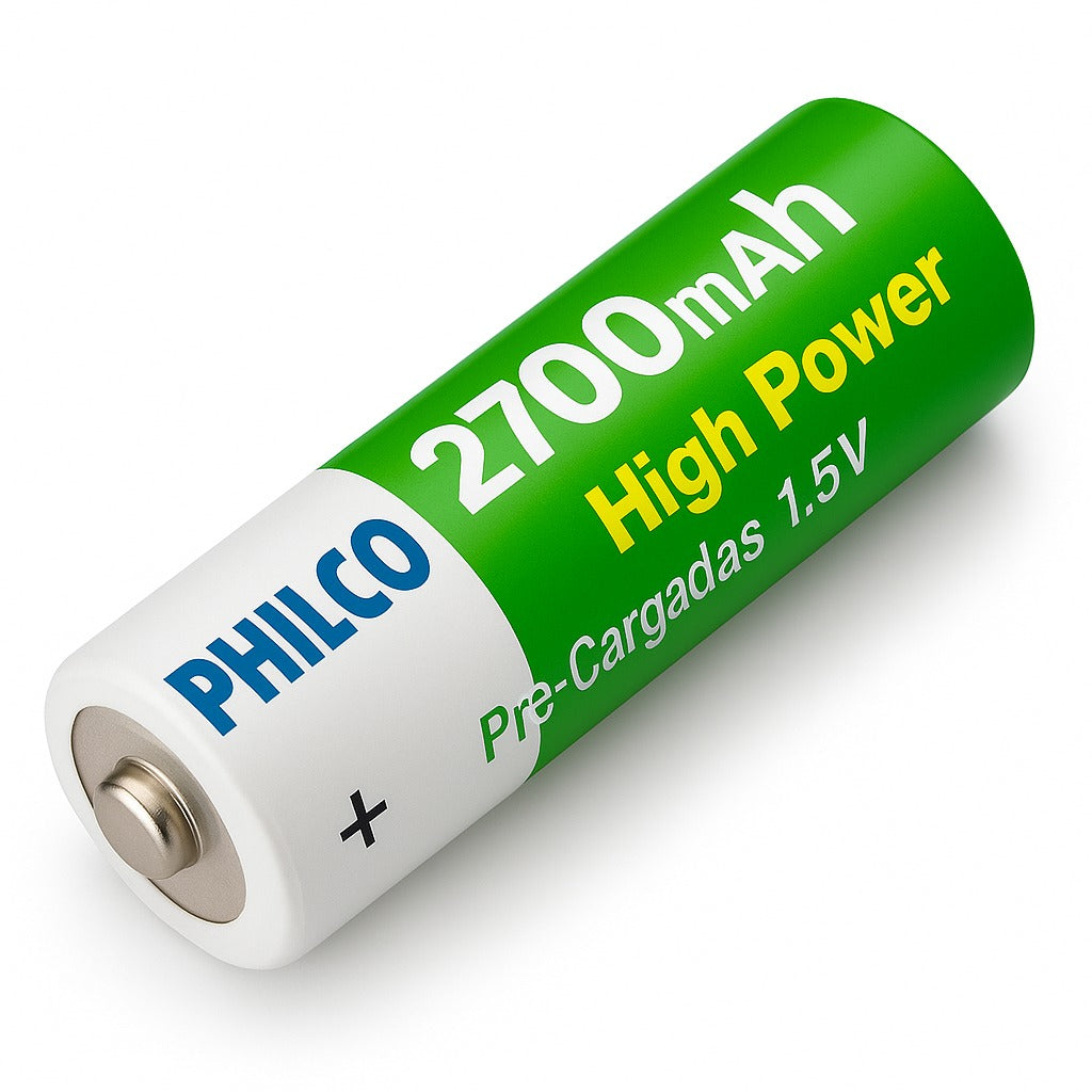 PILA RECARGABLE AA PRECARGADA 2700 MAH ALTA CAPACIDAD