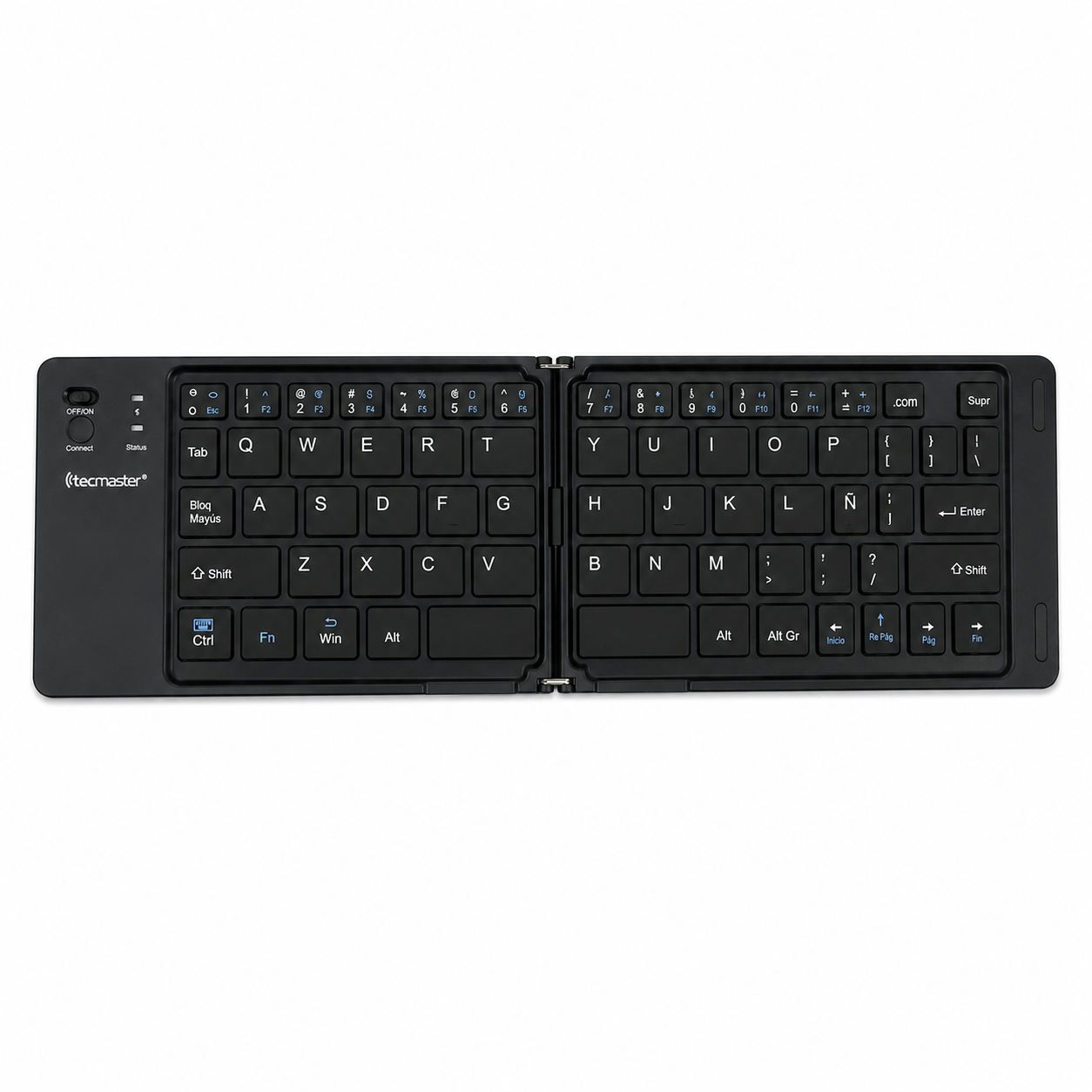 Teclado Bluetooth Plegable Multiplataformas Black