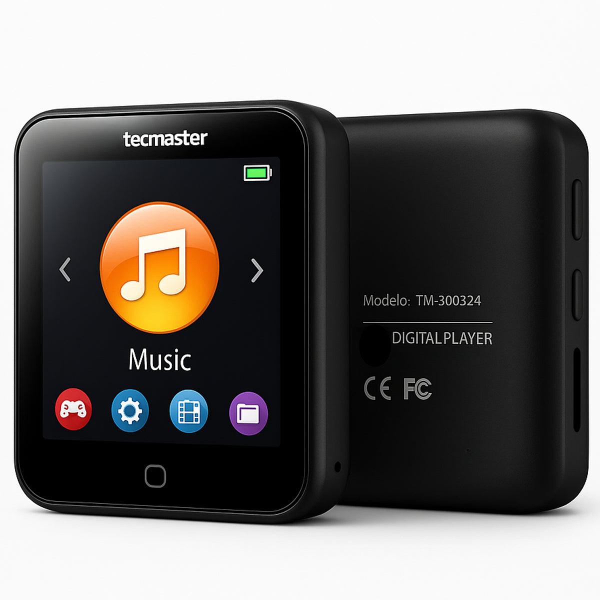 Reproductor Mp3 Inalámbrico Touch Screen 16 GB Bluetooth 5.0