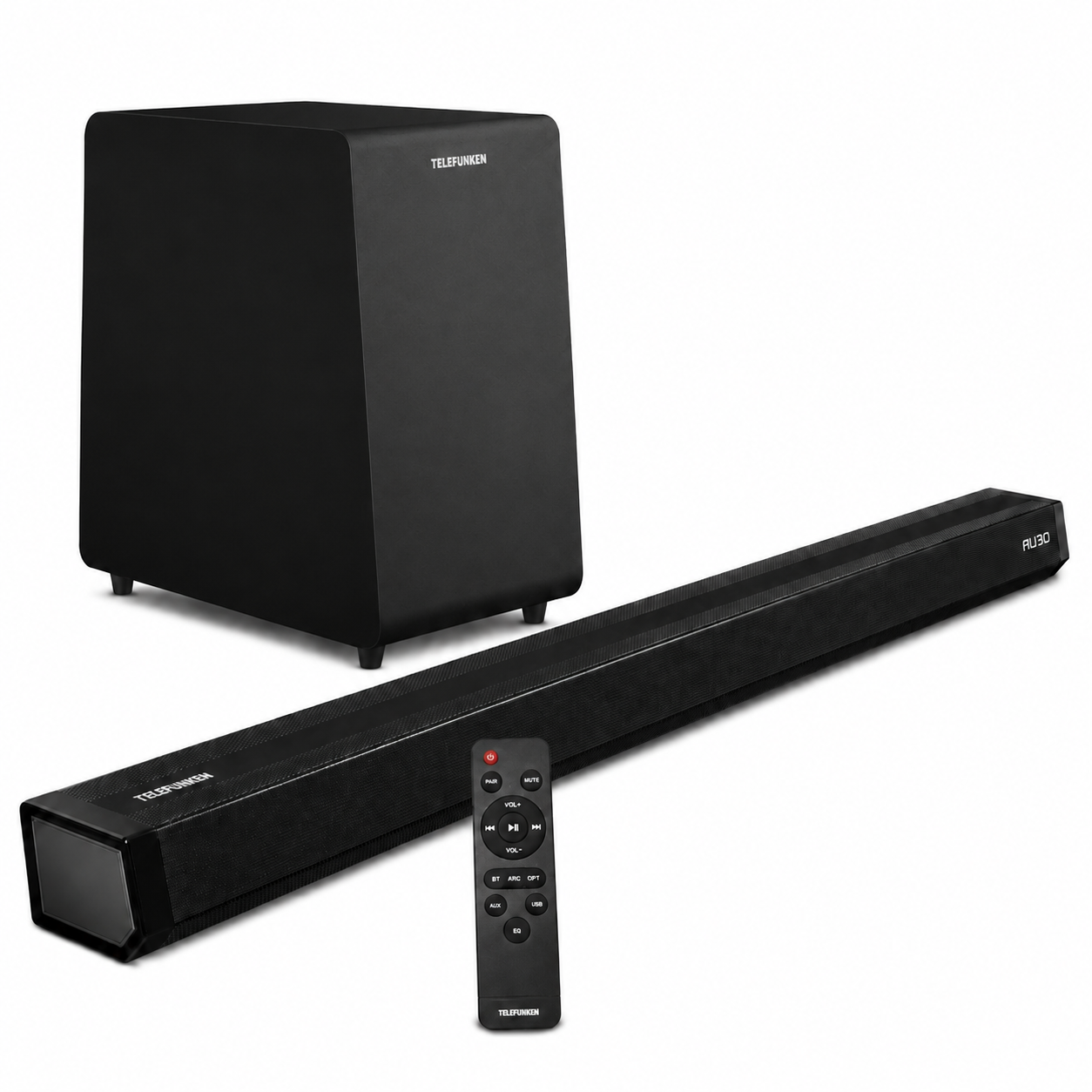 Soundbar + Subwoofer 8" Wireless Sound System Bluetooth 350W