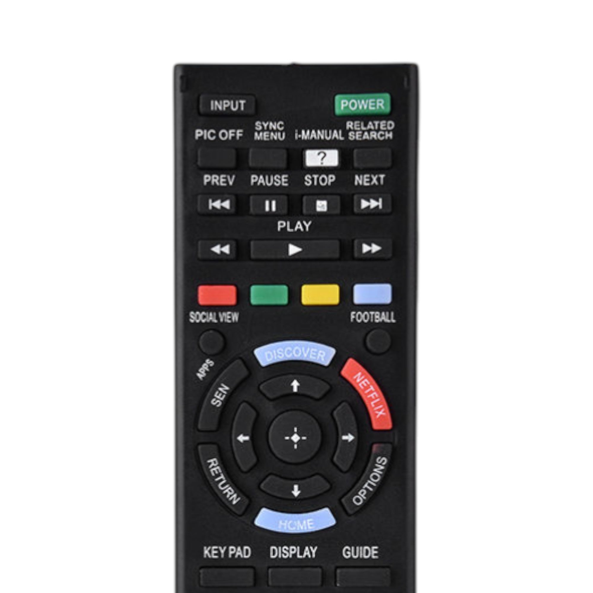 Control Remoto para Sony Smart TV LED / LCD / 3D