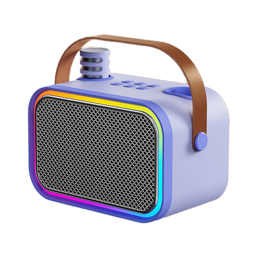 Karaoke Infantil RGB con 2 Micrófonos Inalámbricos Lila My Lil Dual Voice