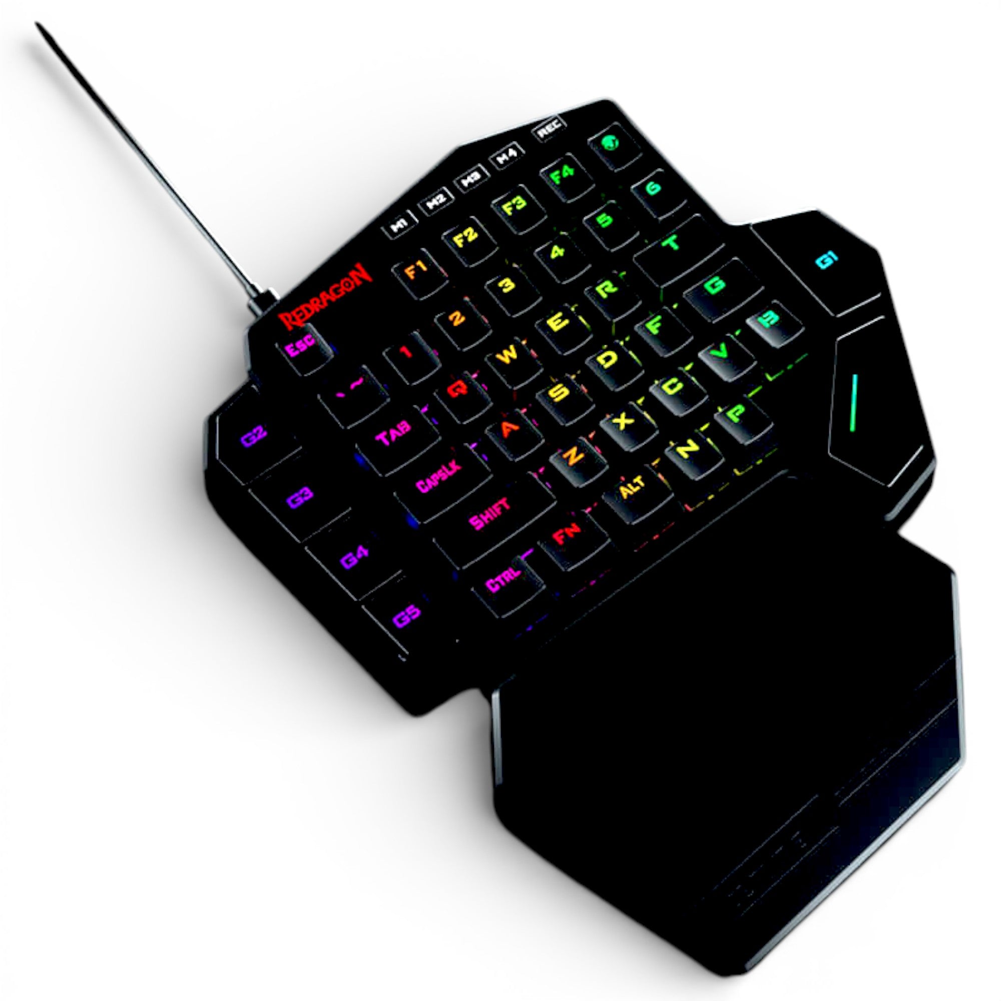 Teclado Redragon Mecánico Para Una Mano RGB Diti K585