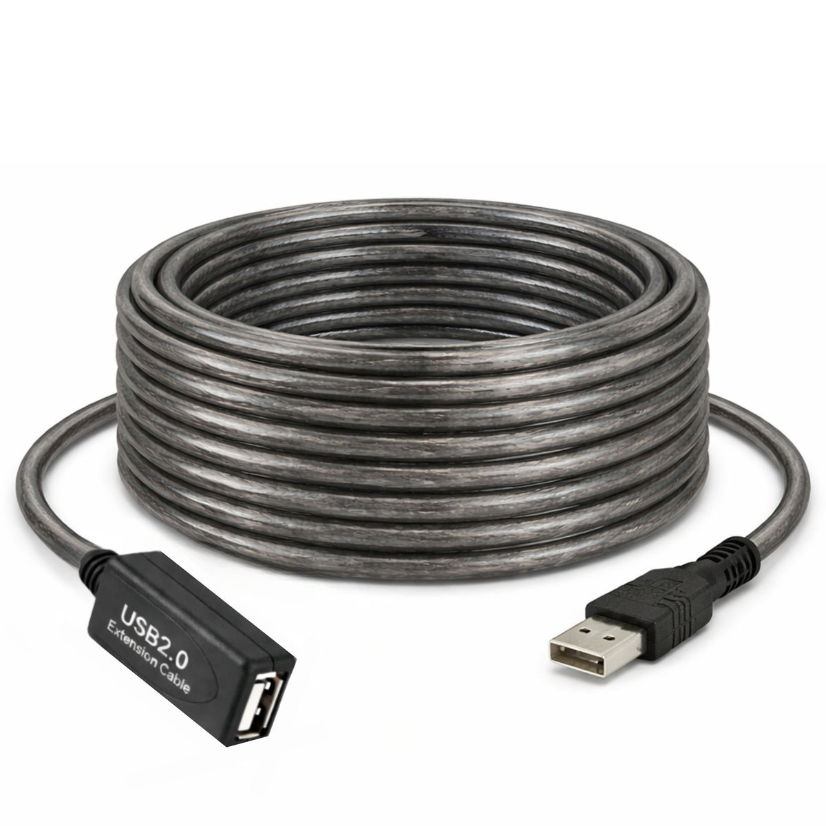 Extensión USB 2.0 Activa de 10Metros Reforzado 480Mbps GC529