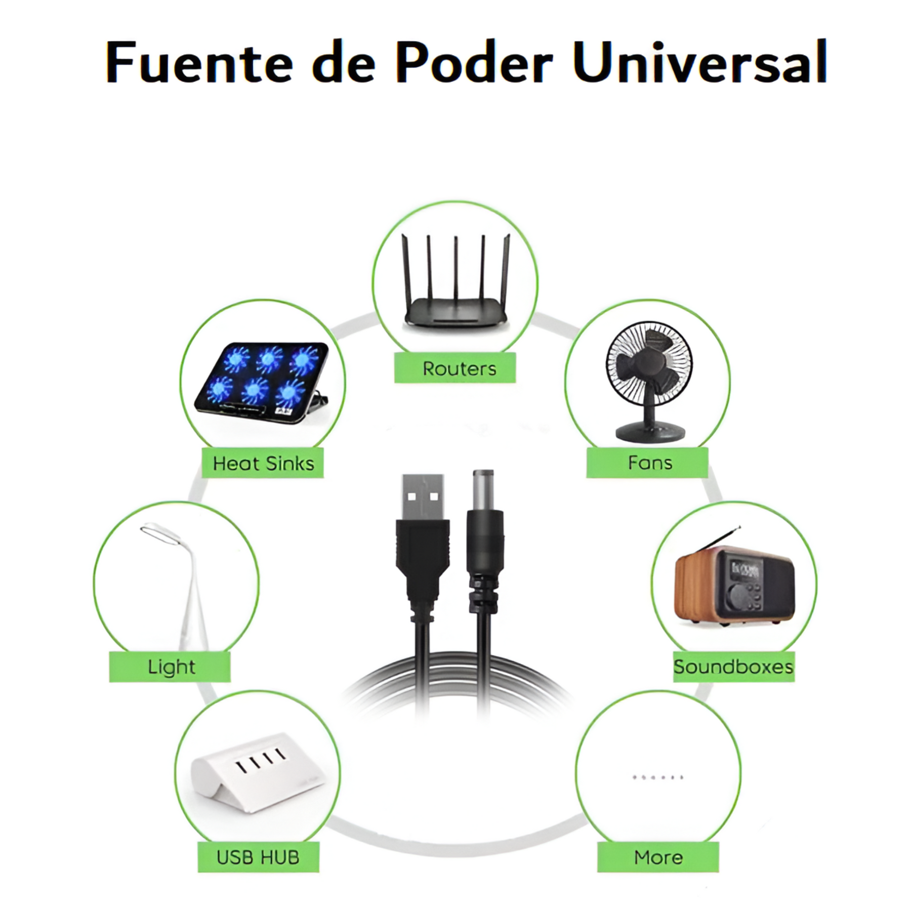 Transformador 15V Regulables 3A / 45W + 8 Plug Universales