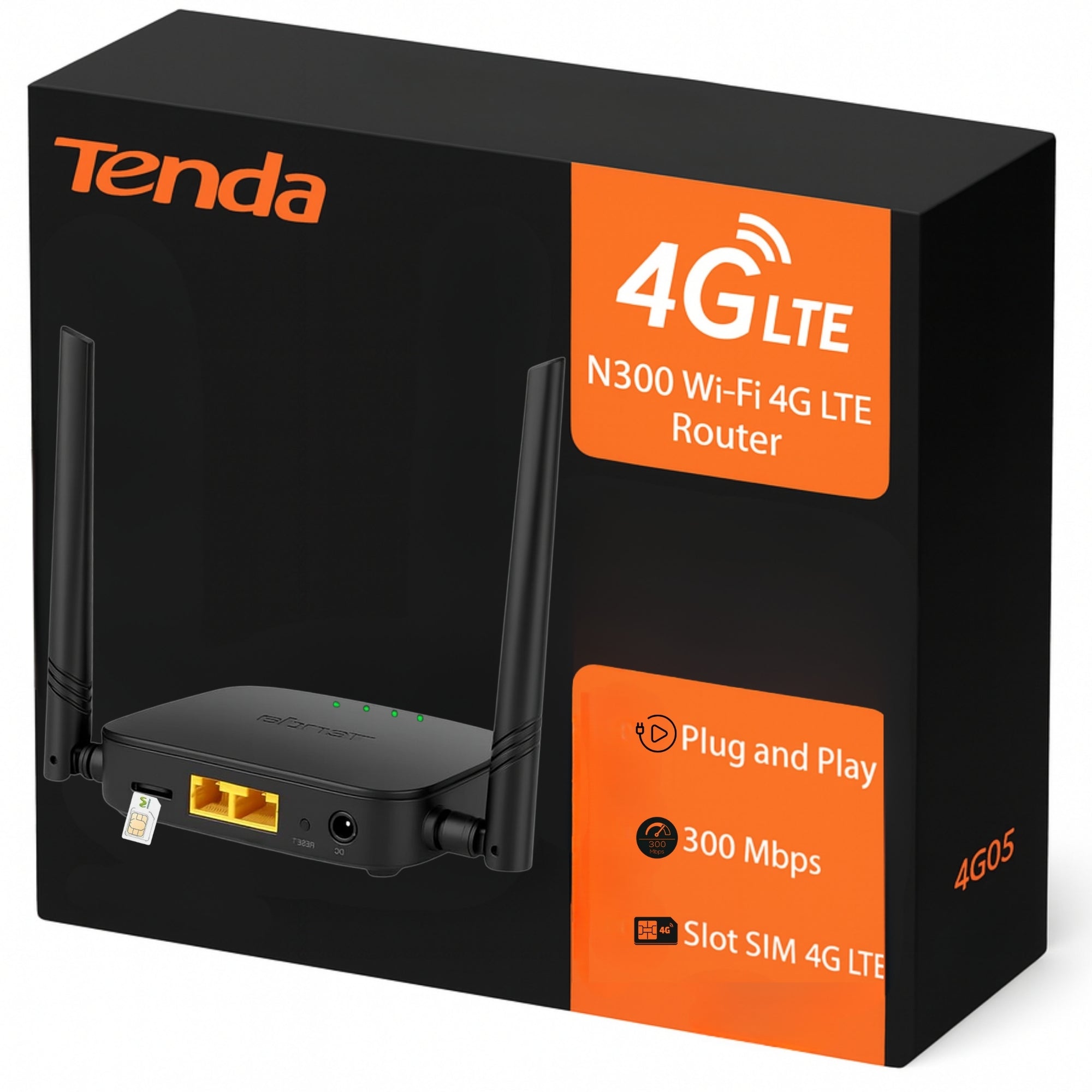 Router WIFI LTE 4G-3G High Power con Ranura SIMCARD 300 Mbps