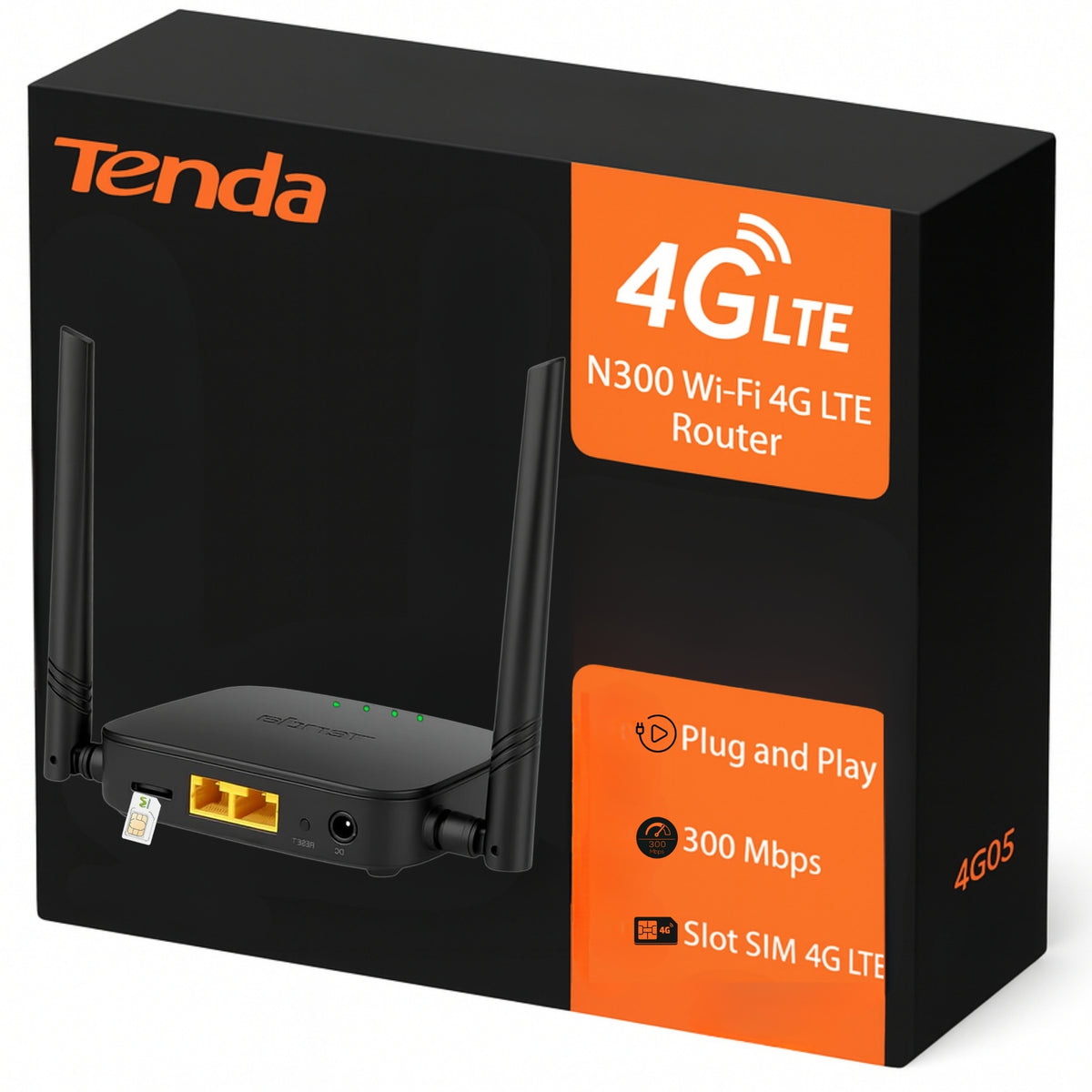 Router WIFI LTE 4G-3G High Power con Ranura SIMCARD 300 Mbps
