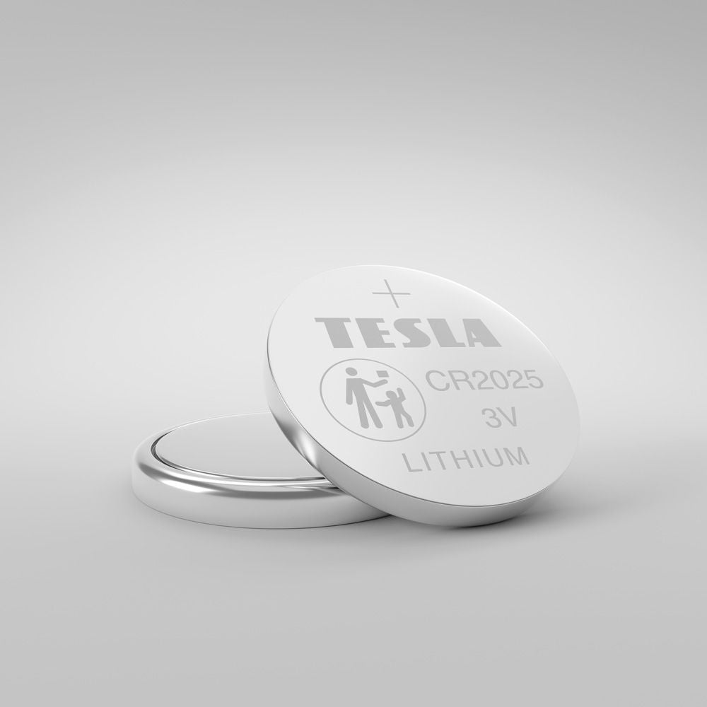Pack de 5 Pilas CR2025 TESLA Lithium Line