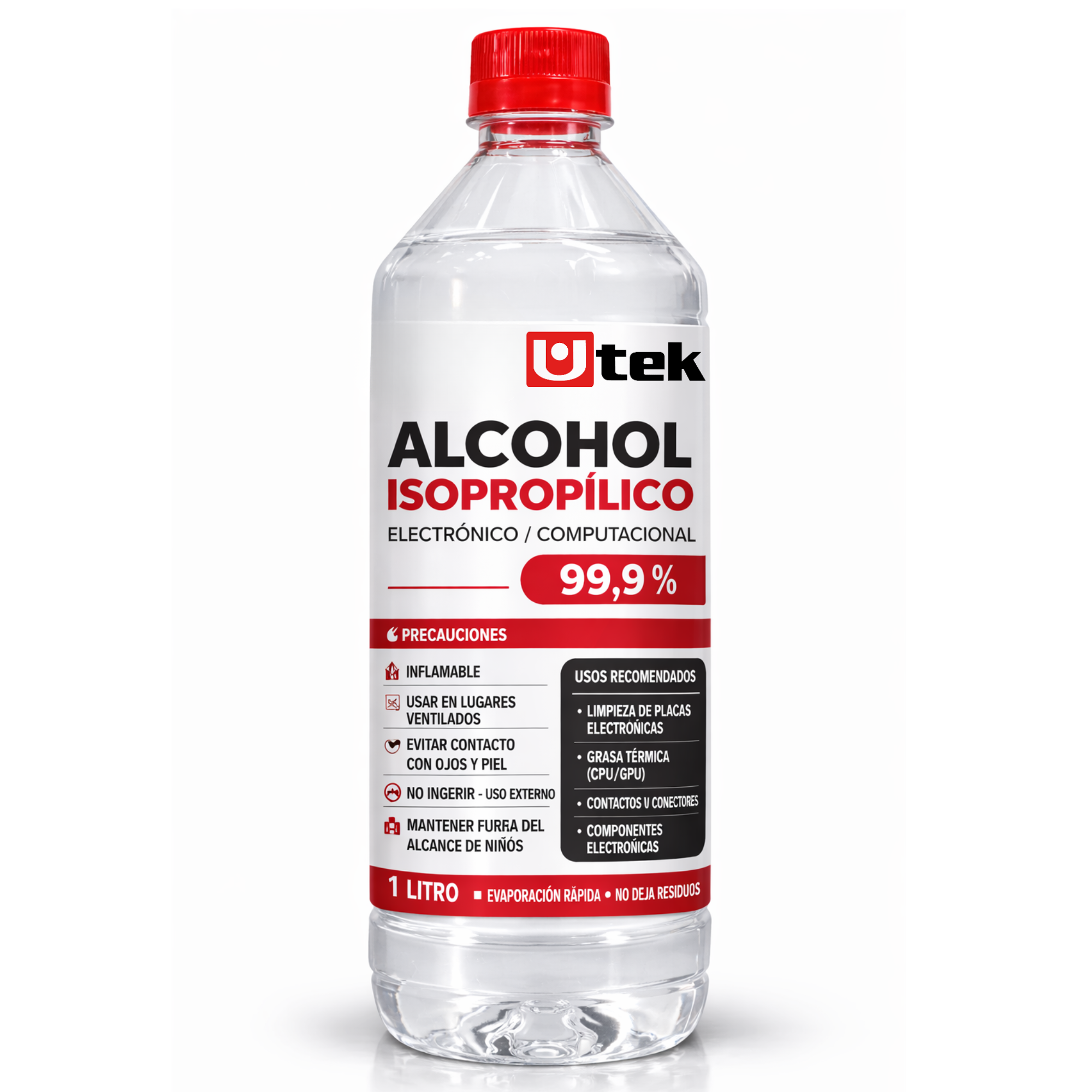 Alcohol Isopropílico Electrónico / Computacional 99,9% 1 LT