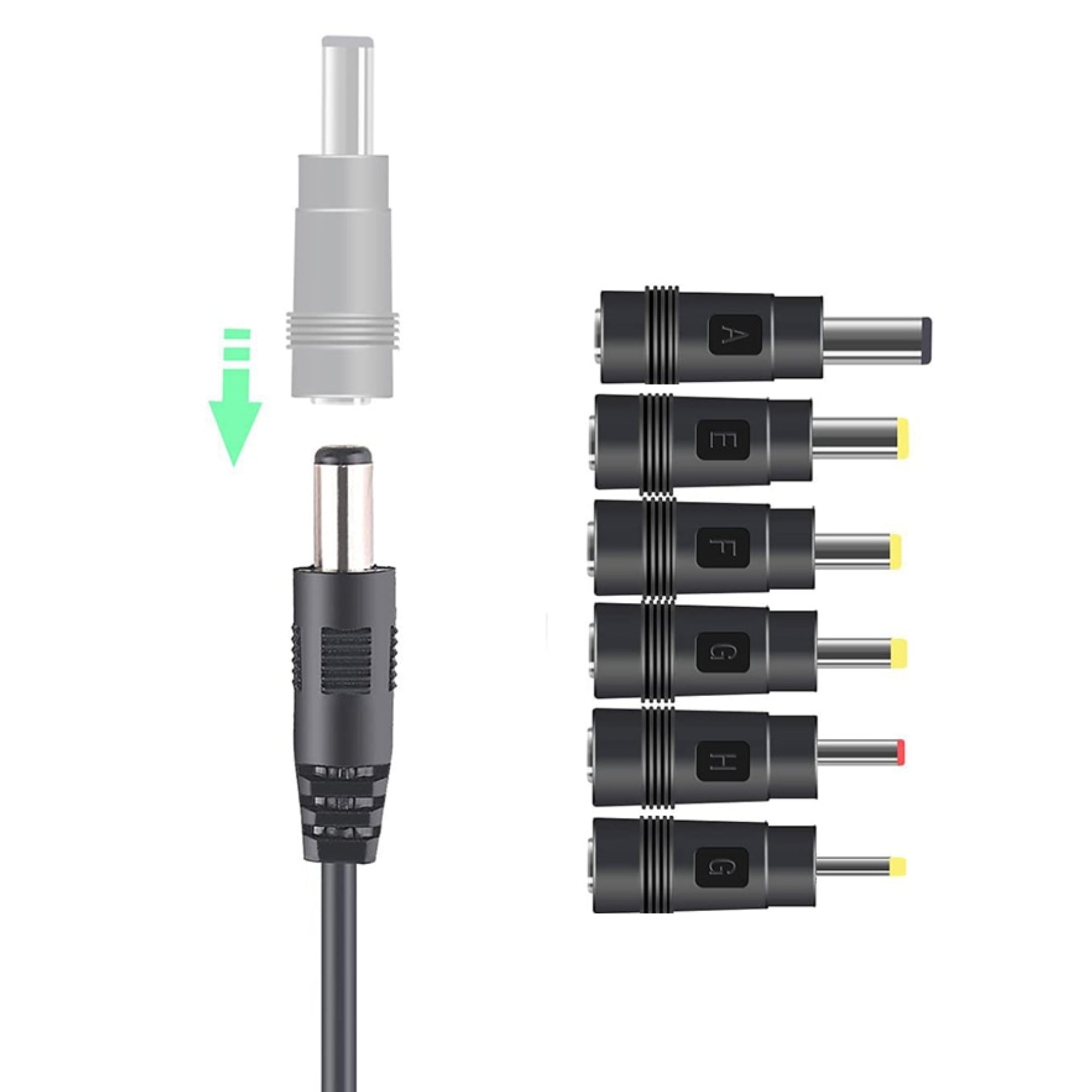 Transformador 12V Regulables 2A / 24W + 6 Plug Universales