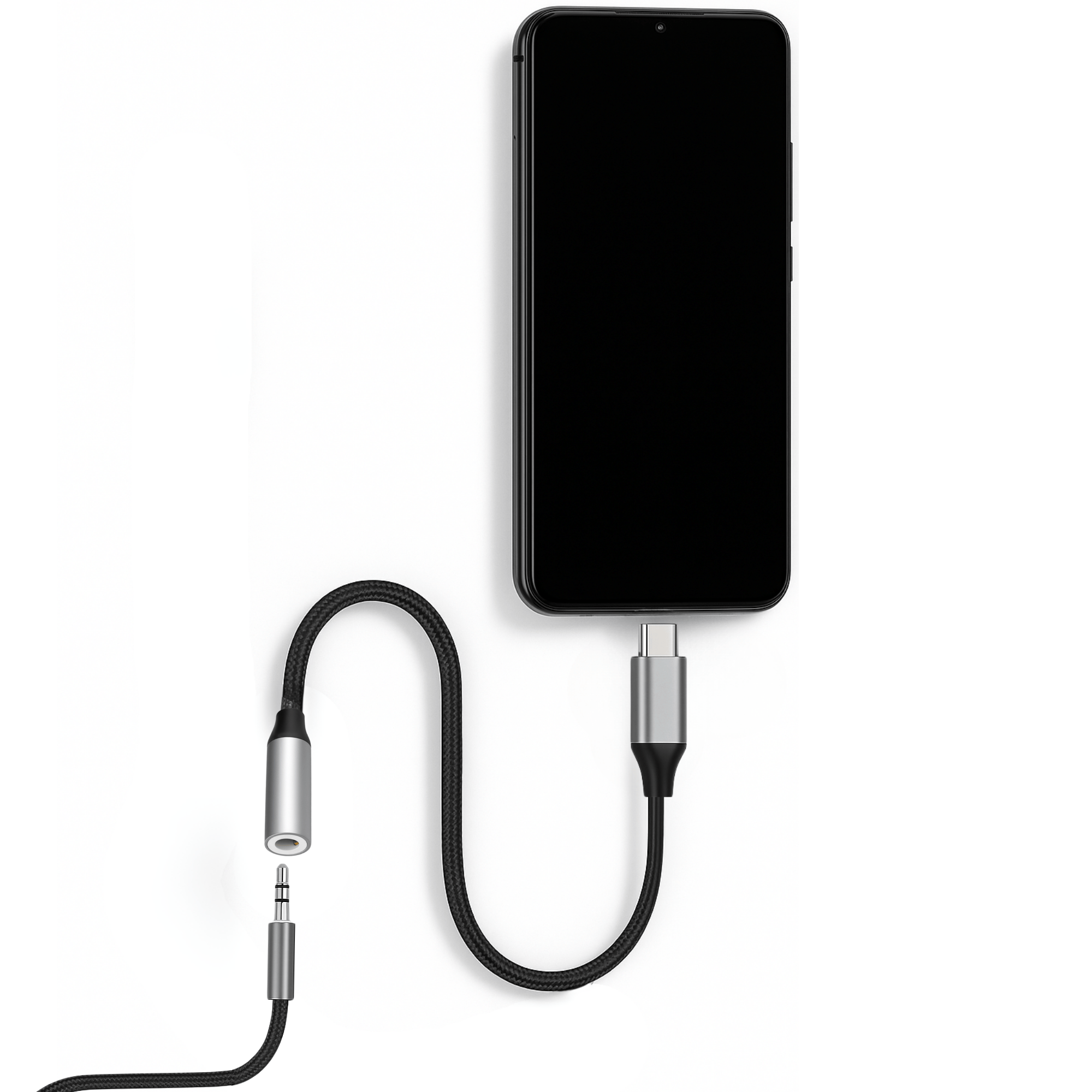 Adaptador USB-C para Audifonos Jack 3.5mm Premium Audio