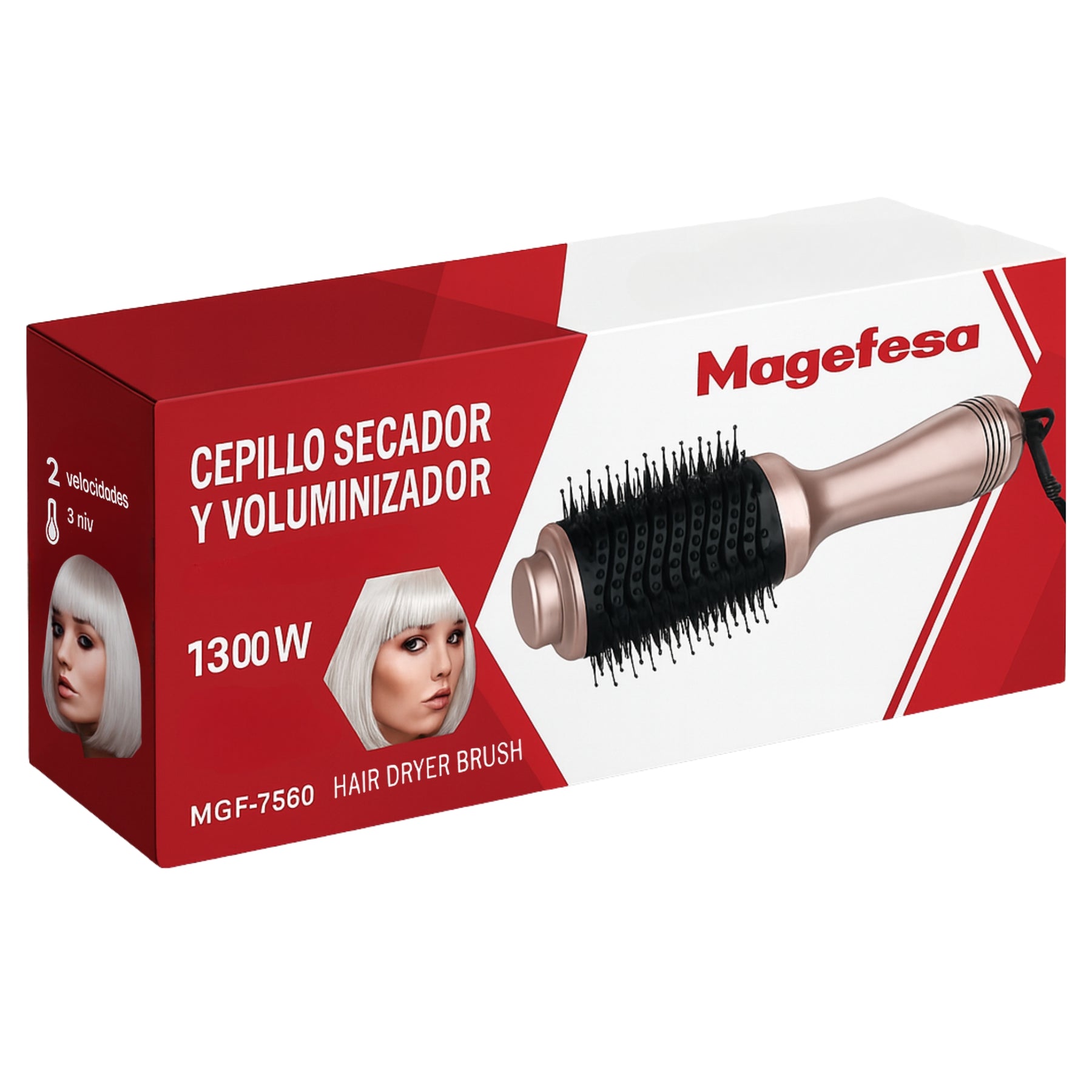 Cepillo Secador y Voluminizador ONE STEP MGF-7560