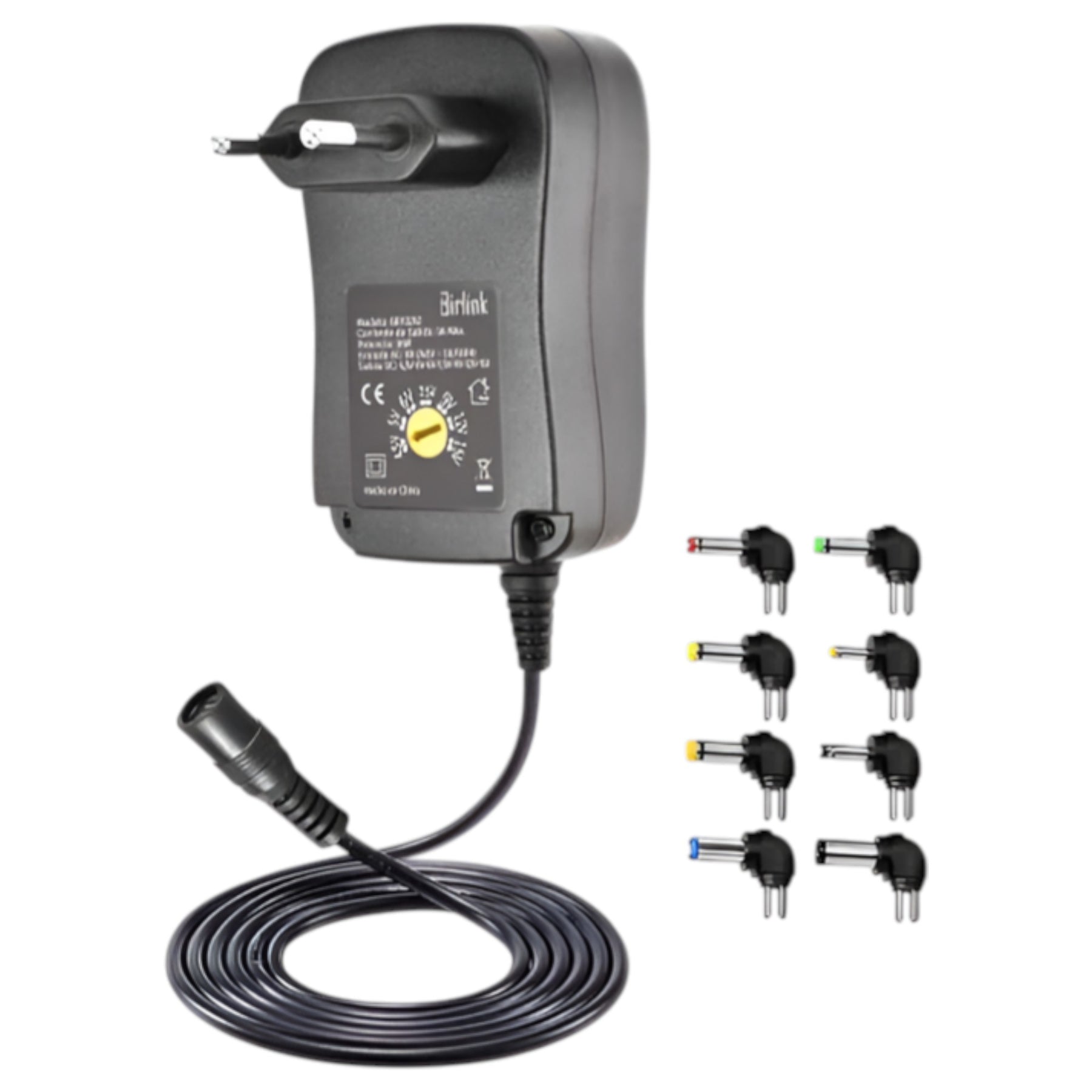 Transformador Universal de 12V / 1A / 12W con 8 Conectores