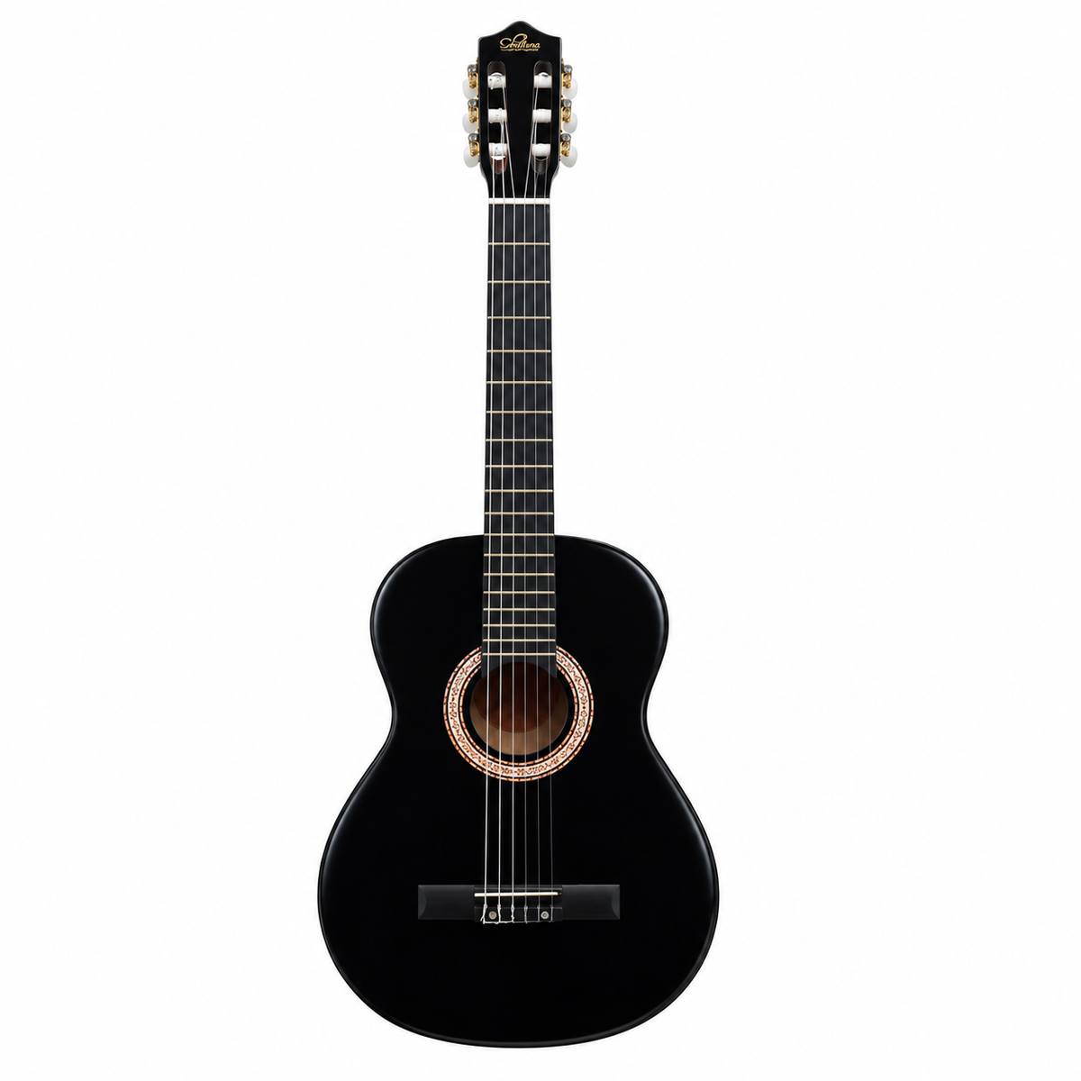 Guitarra Clásica Sevillana 30” para Niños Negro + Funda 8454