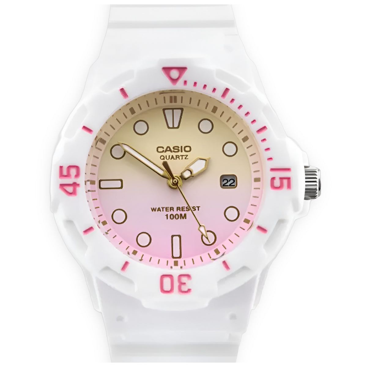 Reloj Casio de Niña / Mujer Lrw-200H-4E2Vdr Blanco / Rosado