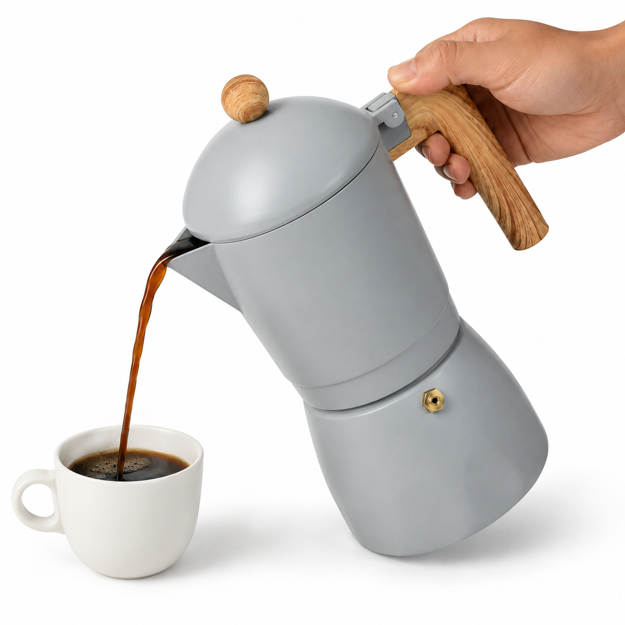 Cafetera Italiana Bergner Premium Desmontable 480ML