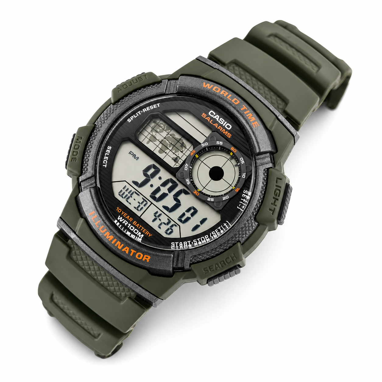 Reloj de Hombre Casio Musgo AE-1000W-3AVDF Classic Style