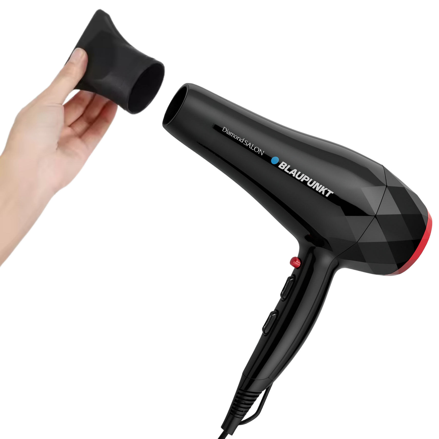Secador de Cabello Profesional Diamond Salon 2400W Black