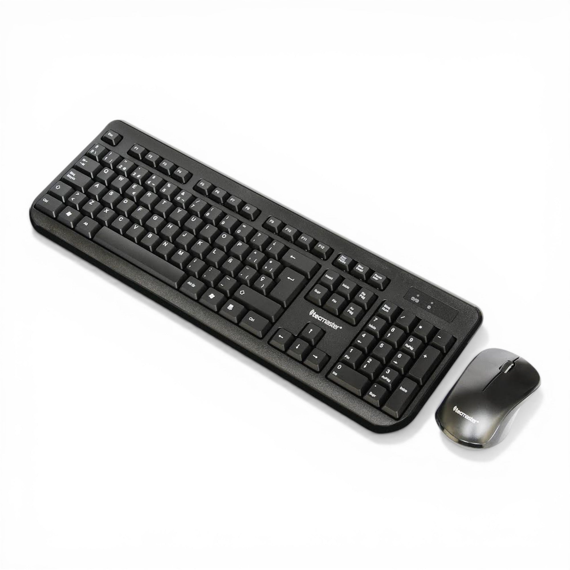Kit Teclado y Mouse Inalambrico Tecmaster Multimedia 100512