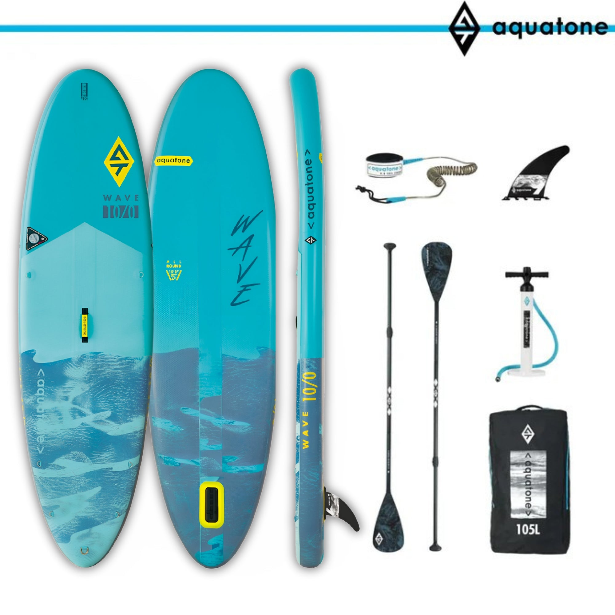Tabla Stand Up Paddle Aquatone Wave 10,0" Kit Completo