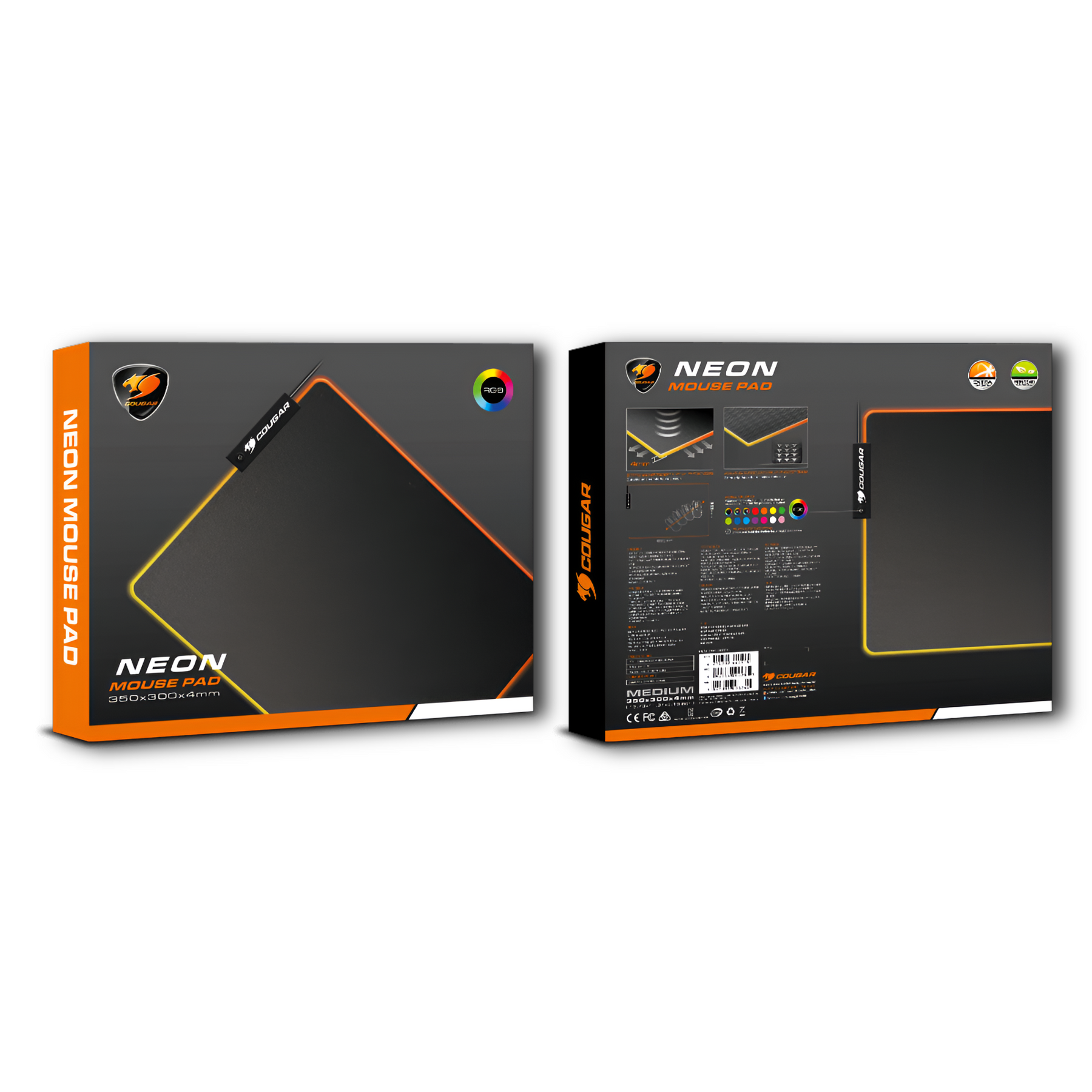 Mouse Pad Cougar Neon Gaming Series FULL RGB