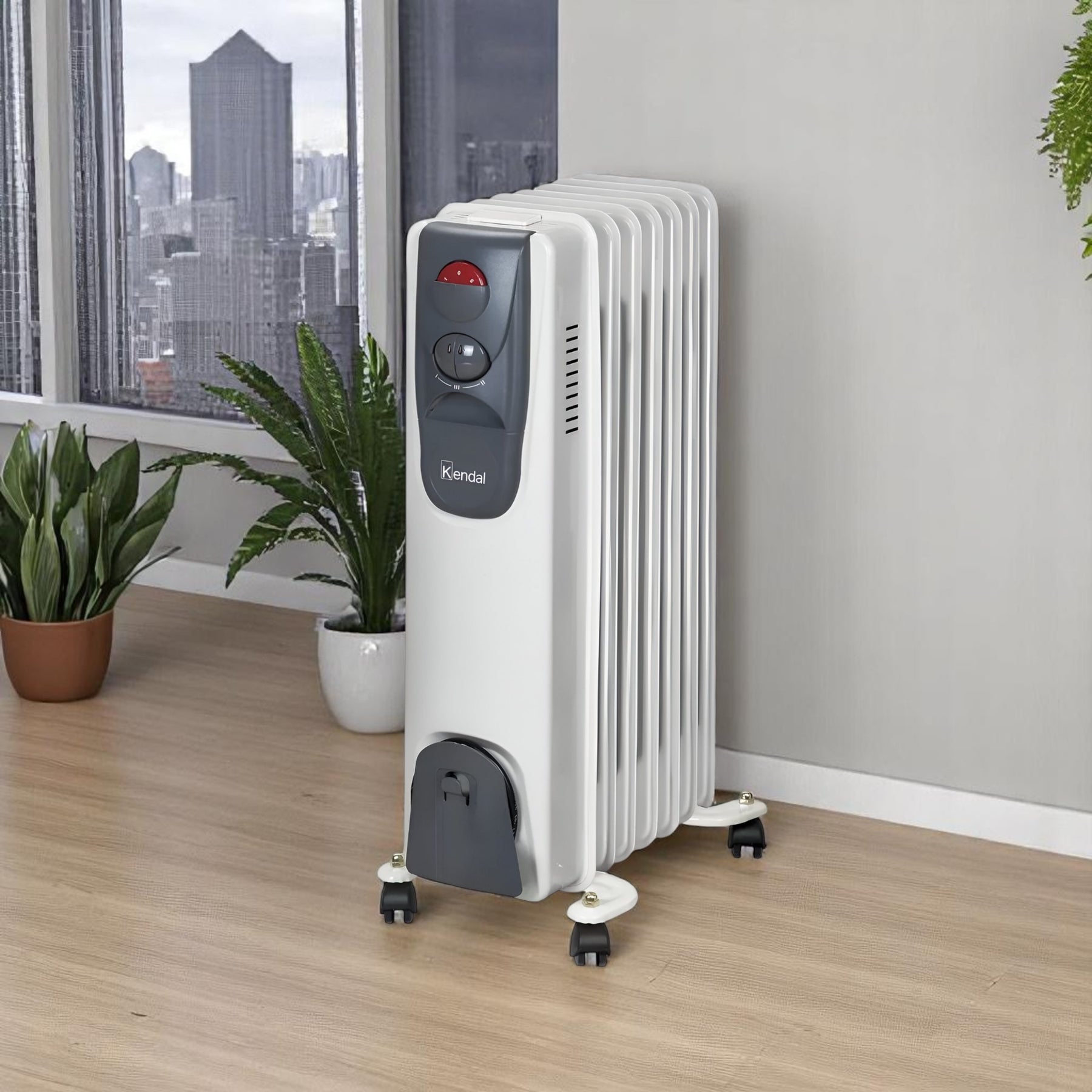 Calefactor Kendal OLEO 1500W Ajustables KO-15000 Hasta 18 M2