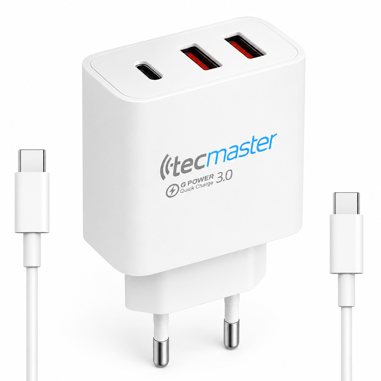 Cargador USB-C de Carga Rapida 30W con GAN + Power Delivery