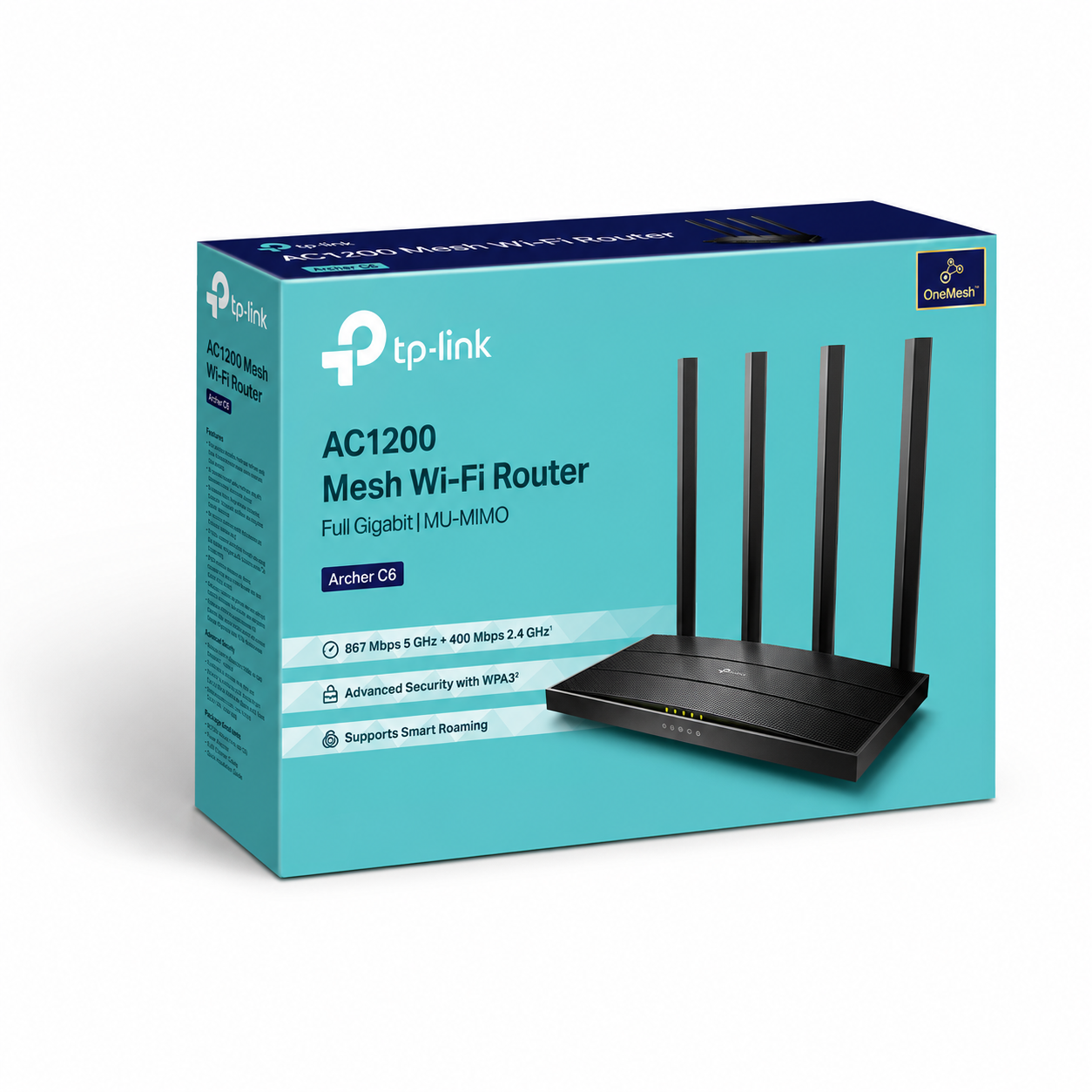 Router Tp-LINK AC1200 Archer C6 MU-MIMO Gigabyte