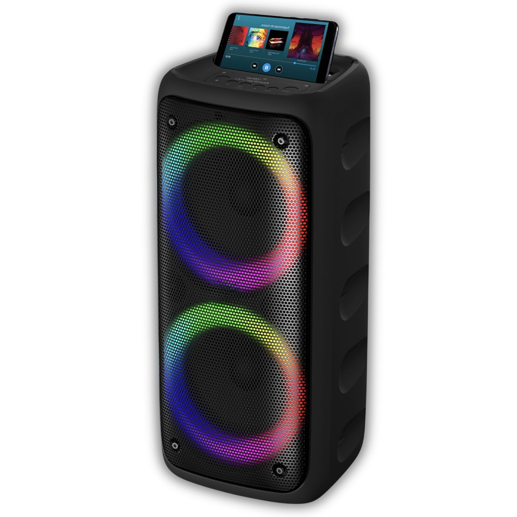 Parlante Portatil Bluetooth 5 TWS RGB Funky Flaming 20 RMS